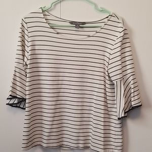 Black and White Stripped Top